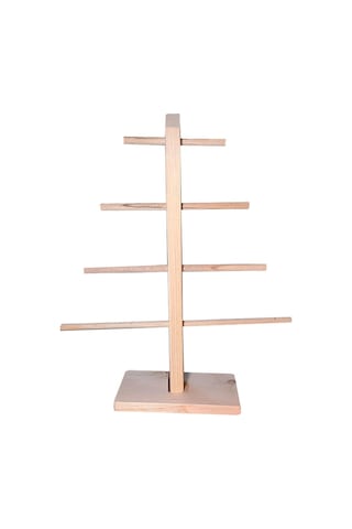 Doğal ahşap Ağaç Modeli MasaÜstü takı askısı askılık organizer