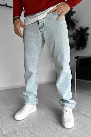 Captiva Denim Erkek Baggy Jean Pantolon AÇIK GRİ