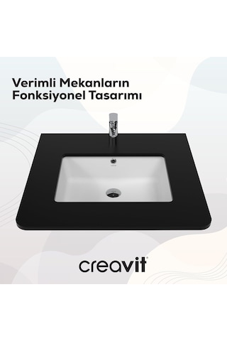 Creavit Tezgah Altı Lavabo 38 51 Cm Beyaz Tp738-00cb00e-0000