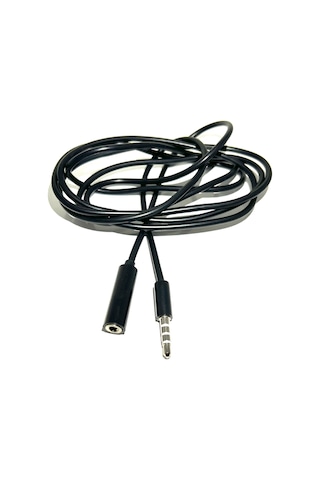 4 Boğumlu 3.5mm Stereo Uzatma Kablosu 3,5 mm Erkek - Dişi Kablo