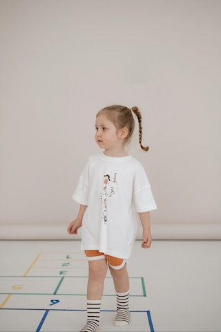 Oh La La Koala Brave Çocuk Baskılı Oversize Kısa Kollu T-shirt Beyaz