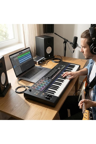 Lexroo Type-c + Micro Usb To Usb-b Yazıcı/mıdı Bağlantı Kablosu Standart