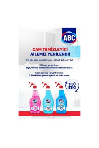 Cam Temizleyici Silikonlu 500ml X4