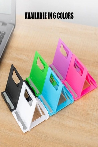 Masaüstü Telefon / Tablet Standı Tutacağı Taşınabilir Ayarlanabilir Stant Karışık Renk Gönderilir