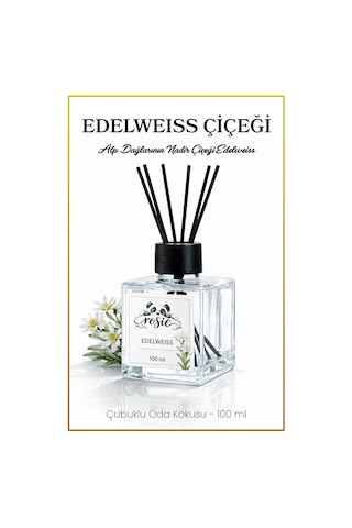Rosie Edelweiss Çiçeği Çubuklu Oda Kokusu - Doğanın En Nadir Çiçeğinin Zarafeti Çiçek