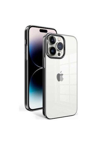 Apple Uyumlu iPhone 14 Pro Kılıf Zore Sun Kapak Siyah