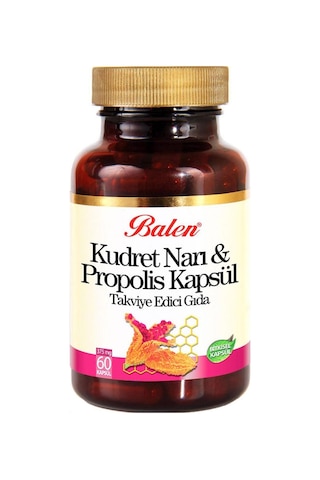 Balen Kudret Narı Propolis Kapsül 375 MG 60 Kapsül