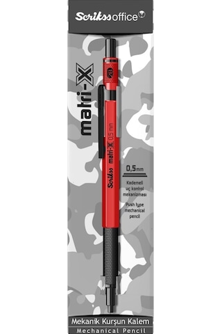 Scrikss Matrı-x Versatil Kalem 07 Kırmızı