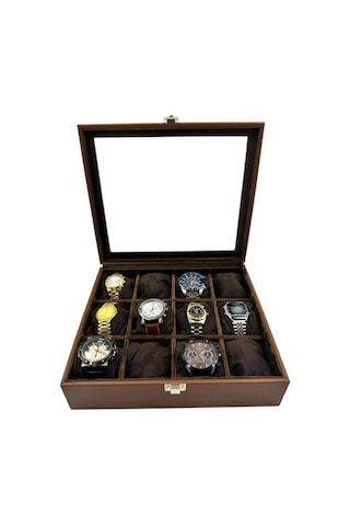 Richbo x 12'li Saat Kutusu Taba