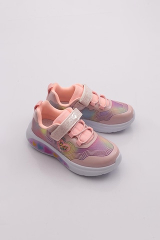 Marco Kids 09-26y910 Çocuk Filet Işıklı Spor Ayakkabı Pudra