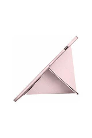 Galaxy X610 Tab S9 Fe Plus 12.4 Kılıf Kalemlikli Mars Tablet Kılıfı - Rose Gold Arka Kapak