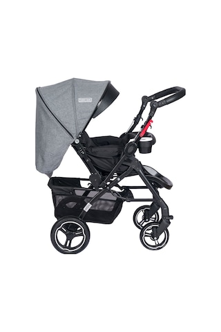 Tommy Baby Tornado Plus Black Alüminyum Lüx Çift Yönlü Bebek Arabası