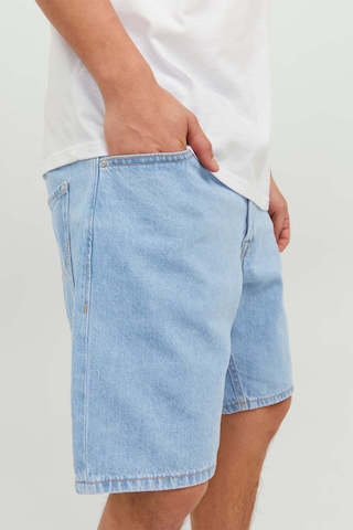 Jack & Jones Erkek Relaxed Fit Düz Denim Kot Şort - 12223606 001