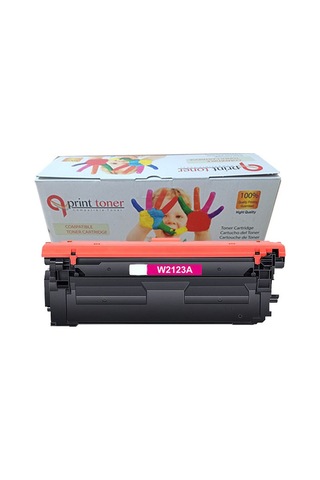 Qprint Toner Hp 212a W2123a Kırmızı Uyumlu Toner Çipsiz M554 M555 Mfp M578