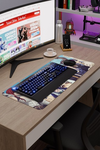 Fairy Tail Anime V4 - 70x30 Xl Gaming Kauçuk Kaymaz Taban Mouse Pad Fare Altlığı