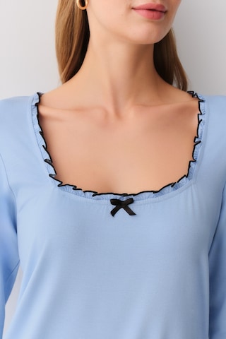Suwen Lina Pijama Takımı Mavi