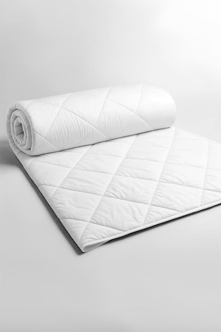 Niron Çift Kişilik Yorgan 2 Adet 195x215 Mikrofiber Kumaş, 200 G/m² Silikon Elyaf Dolgu Beyaz