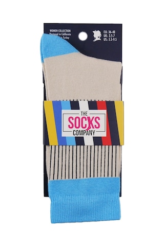 The Socks Company Desenli Kadın Soket Çorap 276k Çok Renkli