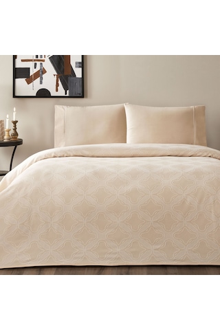 Taç Jakar Soleya Çift Kişilik Pike Takımı Bej 000000001000050036 Bej