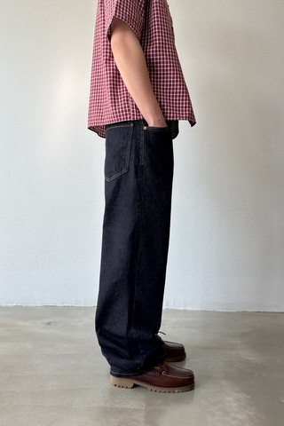 Flaw Dikiş Detaylı Baggy Jean-29013 Koyu Lacivert