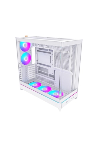 Hs02 Pro, Atx Mid-tower Pc Kasası, Oyun Bilgisayarı, Yüksek Hava Akışı, Ters Çevrilebilir Düzen, Sağlam Kavisli