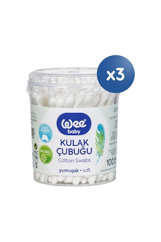 Kulak Temizleme Çubuğu Seti (100x3 300 Adet)