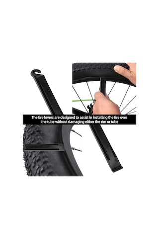 Tfixol Dağ Bisikleti İç Lastikleri 26x1.75/2.125 Schrader Valfli Ycle İç Lastik Lastik Kolları İle İç Lastik Ve