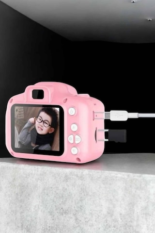 Çocuklara Özel Dijital Fotoğraf Makinesi Mini 1080p Hd Kaliteli 1