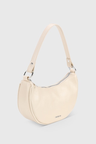 Housebags Kadın Krem Yarım Ay Kol Çantası 251 Krem