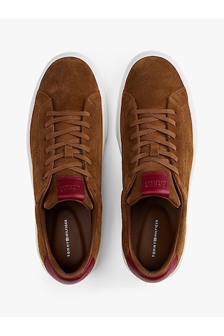 Tommy Hilfiger Premıum Dress Cupsole Suede Erkek Kahverengi Spor Ayakkabı - Fm0fm05573