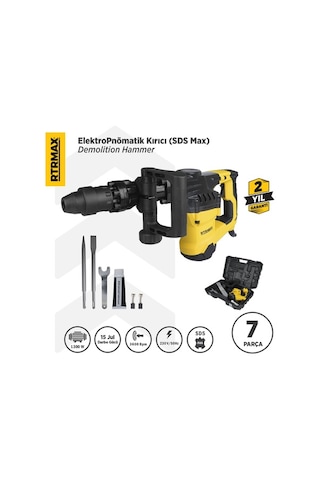 RTRMAX RTM2715 1300 W 15 J SDS-Max Elektropnömatik Kırıcı