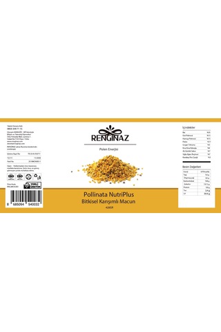 Pollinata Nutriplus Bitkisel Karışımlı Macun 420 Gr