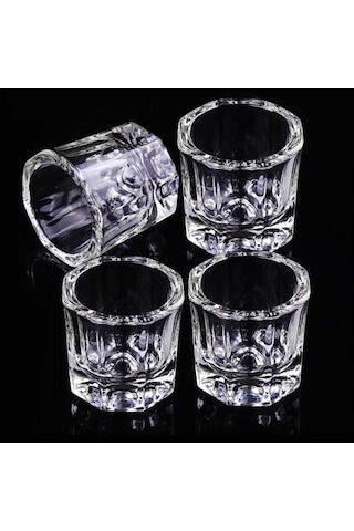 Protez Tırnak Akrilik Sistem için Liquid Cam Kabı 4 Adet