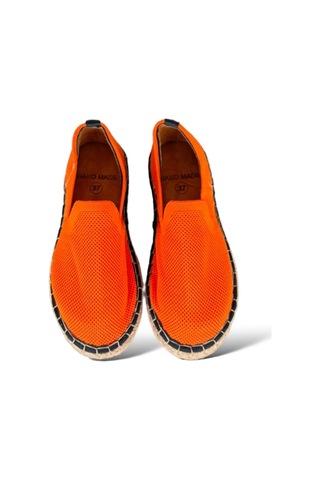 Unisex El Yapımı Triko Espadril Oranj-oranj Turuncu