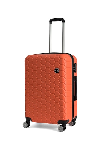 Reymond Luggage Altıgen Abs Seyahat Valizi, Orta Boy Somon