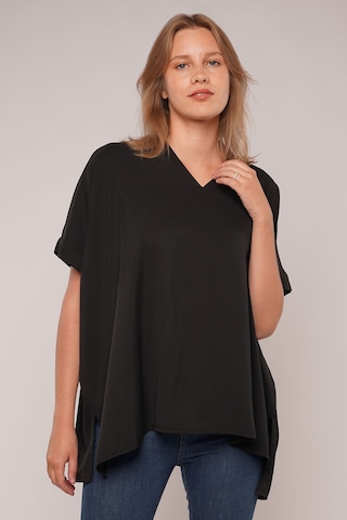 Gabria Hakim Yaka Bluz Siyah