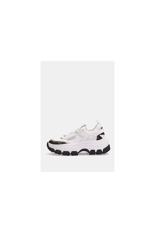 Guess Kadın Braydin Logolu Beyaz Sneaker Beyaz