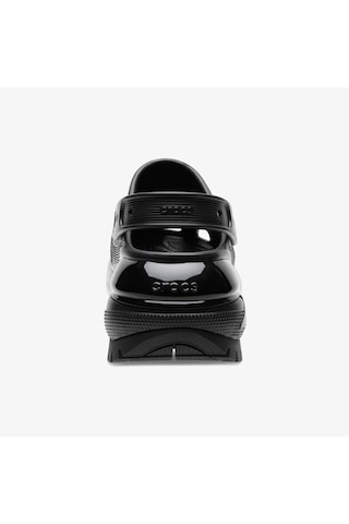 Crocs Classic Mega Crush Kadın Siyah Terlik Düz 207988 Siyah