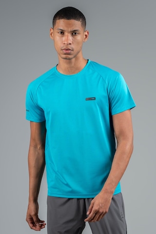 Maraton Regular Erkek Bisiklet Yaka Mavi T-shirt Mavi