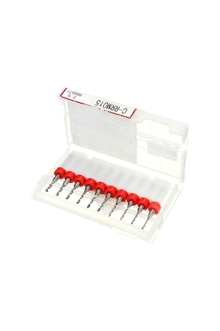 Moveevo 10 Adet Tungsten Çelik Karbür Matkap Ucu, Pcb Cnc İçin Uygun, 1.1-2.0mm Kesme Çapı, Yüksek Sertlik Ve Dayanıklılık