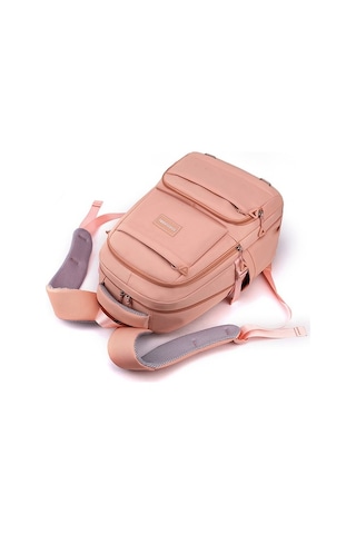 Dancemonkey 15.6 Laptop Bölmeli Büyük Kapasiteli Okul Çantası, Antihırsız, Dayanıklı Sırt Çantası Seyahat, Kamp , Çok Renkli Çok Renkli