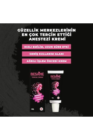 Besame Topikal Anestezi Krem 10 x 10 ML