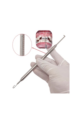Otoklavlanabilir Diş Ortodonti Dinamometre Stres Gerginlik Ölçer Elastik Bantlar Parantez Oral Kuvvet Ölçer Ölçüm Aracı
