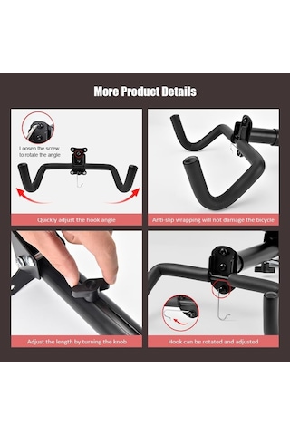 Özel Roubaix Sl8 İçin Bisiklet Duvar Montajı, Ayarlanabilir Yatay Askı, Alan Tasarrufu