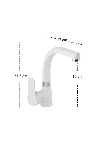 Inventa Aura Lavabo Bataryası Beyaz