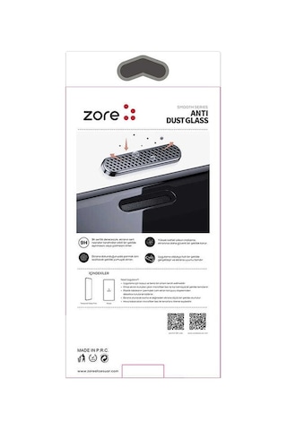 Apple Uyumlu iPhone 14 Pro Max Ahize Toz Önleyici Zore Anti-dust Temperli Ekran Koruyucu