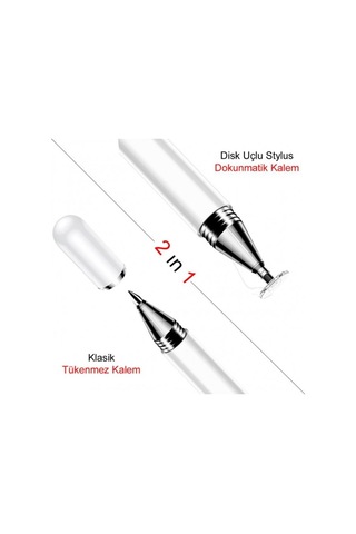Samsung Galaxy Tab S6 Lite P610 / Sm-p620 2 In 1 Stylus Özel Tasarım Ve Çizim Kalemi