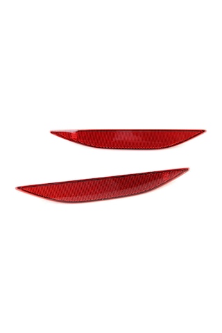 Lemestar Golf Mk7 2013-2017 Arka Tampon Reflektörü Kırmızı Lens Seti Sağ-sol