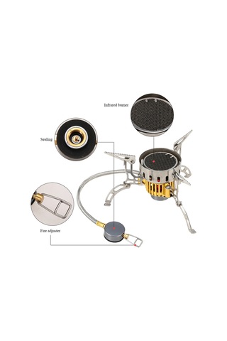 Brs Açık Kamp Taşınabilir Entegre Olmayan Ön Isıtma Altın