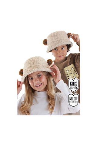 Denokids Uniseks Peluş Kulaklı Balıkçı Şapka Renkli